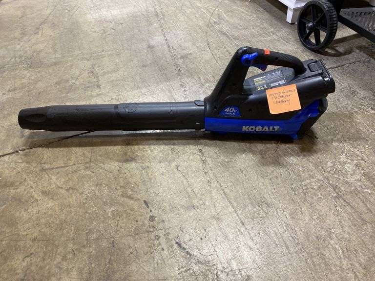 Kobalt 40v blower with battery, no charger Metzger Property Services LLC