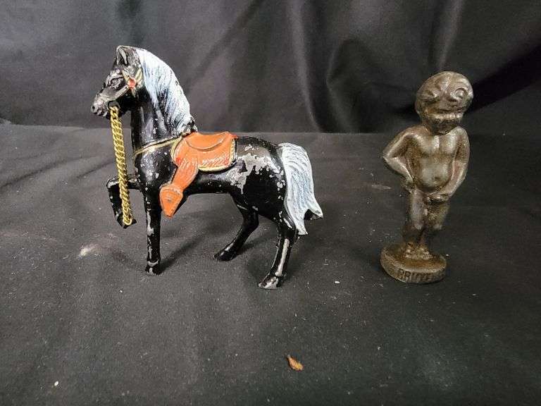 Lead figurines horse, and boy Metzger Property Services LLC