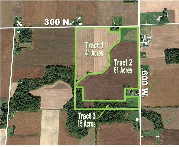 THE RHEA HOPPES ESTATE AUCTION! 116+/- ACRES OF QUALITY CROPLAND OFFERED IN 3 TRACTS!