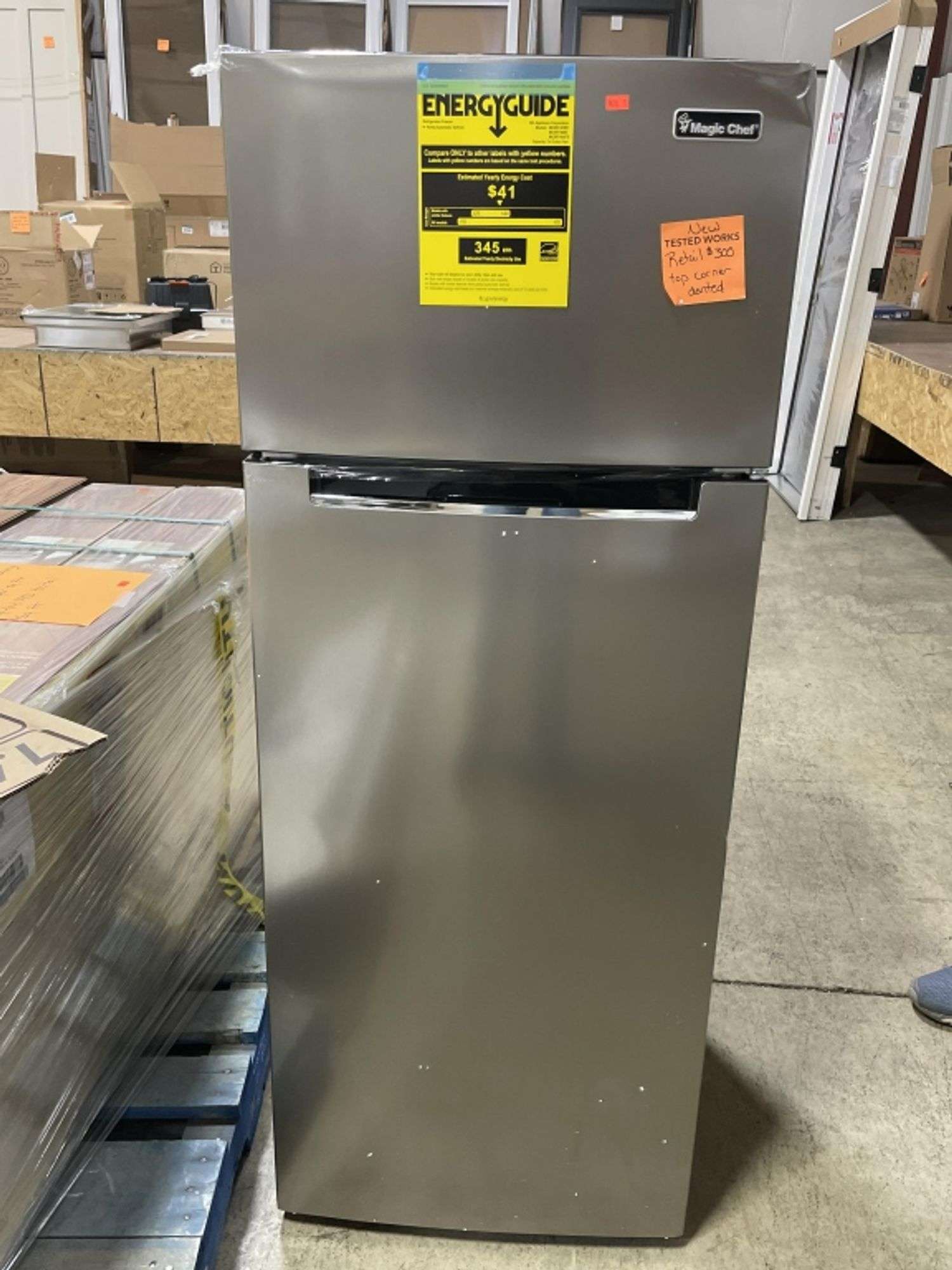 7.4 cu ft refrigerator magic chef