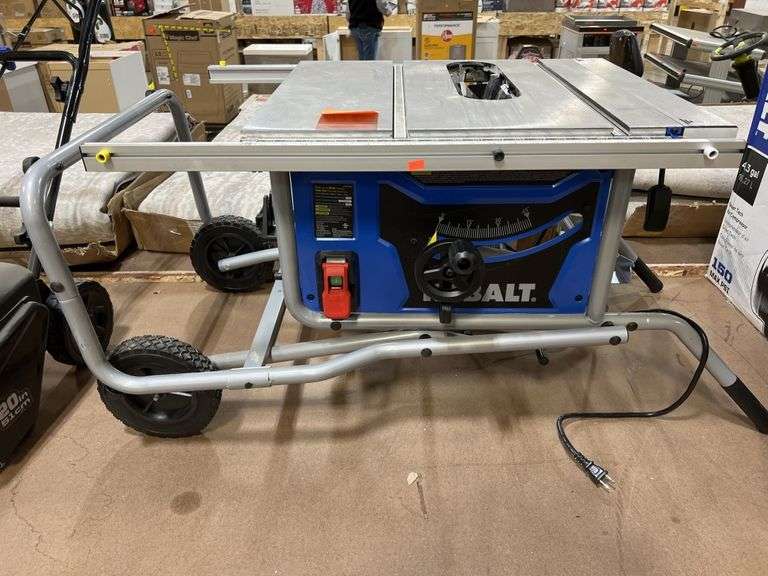 Kobalt 10in 15Amp Portable Table Saw Metzger Property Services LLC