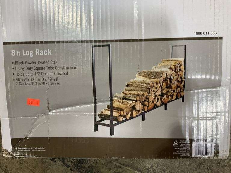 8 Ft Log Rack Metzger Property Services LLC 8-ft-log-rack-metzger-property-services-llc