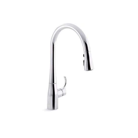 KOHLER Simplice SingleHandle PullDown Sprayer Kitchen Faucet