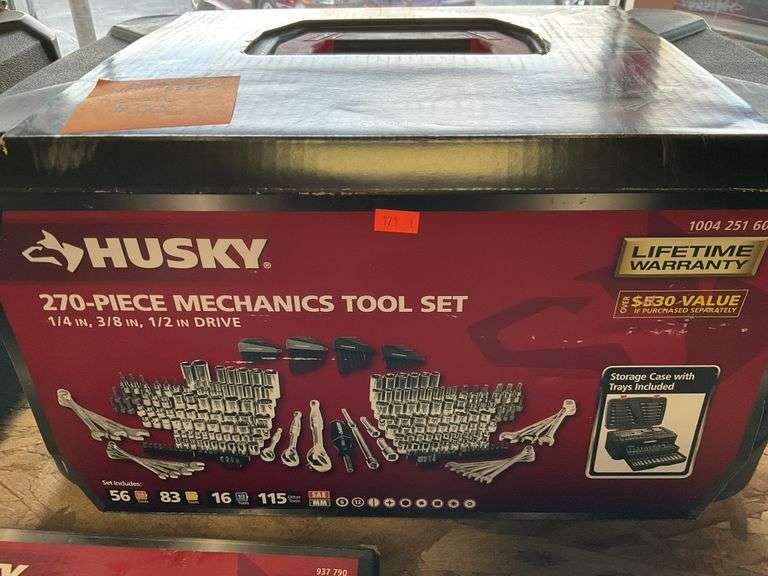 Husky’s 270 piece mechanics tool set Metzger Property Services LLC