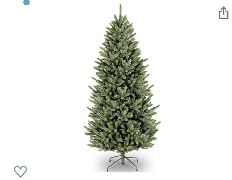National Tree Company Artificial Christmas Tree Fraser Fir Slim 7.5