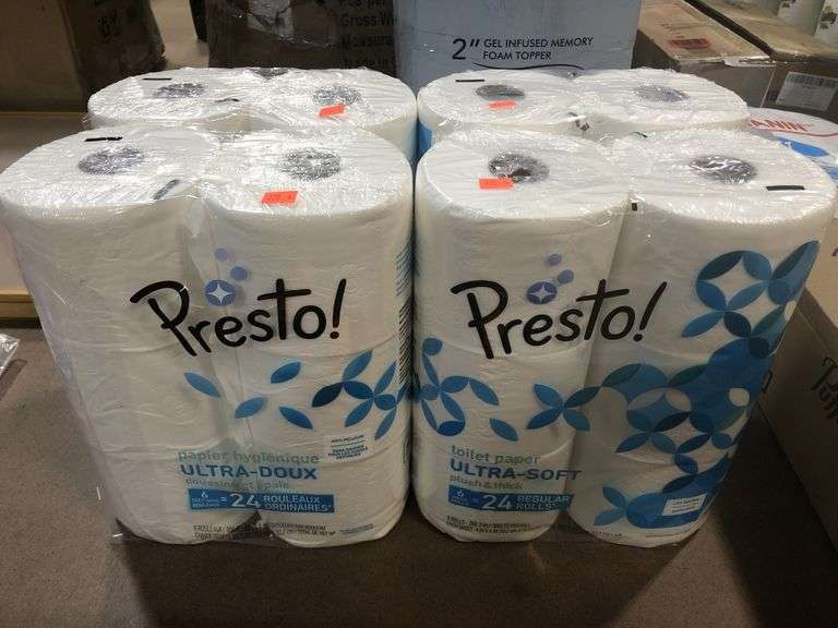 Presto Toilet Paper 6 Rolls Per Pack—4 Packs Metzger Property