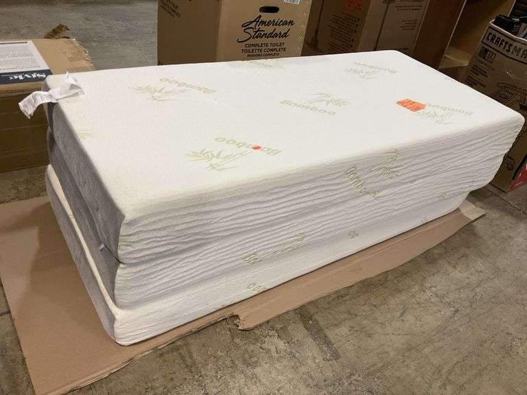 Queen size folding mattress Metzger Property Services LLC