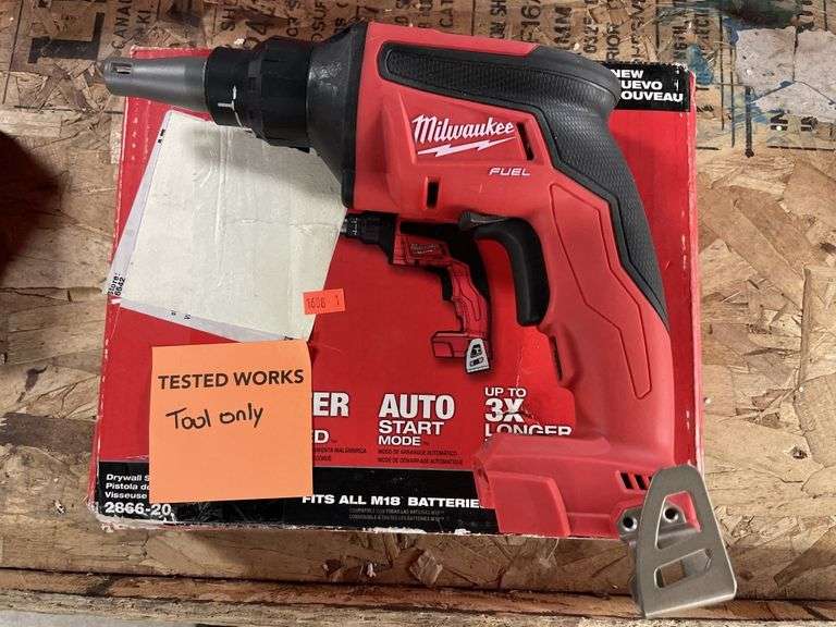 Milwaukee drywall screw gun tool only Metzger Property Services LLC