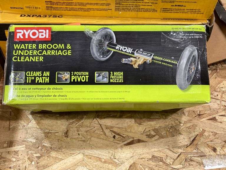 Ryobi water broom & undercarriage cleaner Metzger Property Services LLC