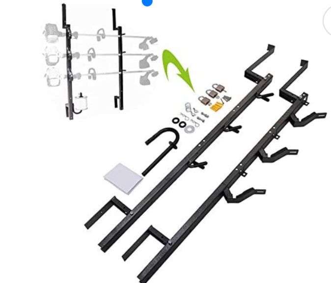 tiewards 3 Place Weedeater Trimmer Racks Fit for Enclosed Trailers