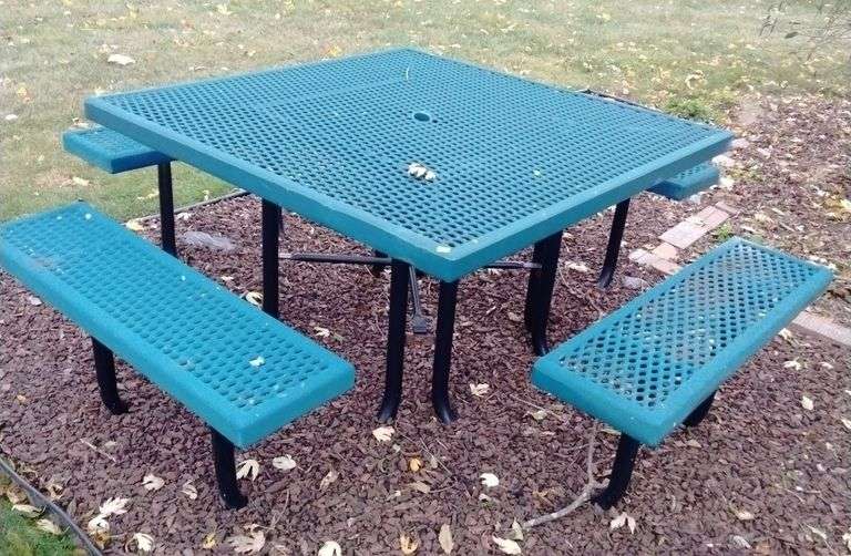 Wabash Valley Outdoor picnic table Metzger Property Services LLC
