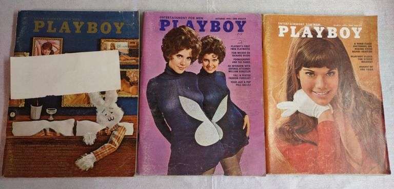 PLAYBOY MAGAZINES, ASSORTED ISSUES, DATE RANGE - Metzger Property ...