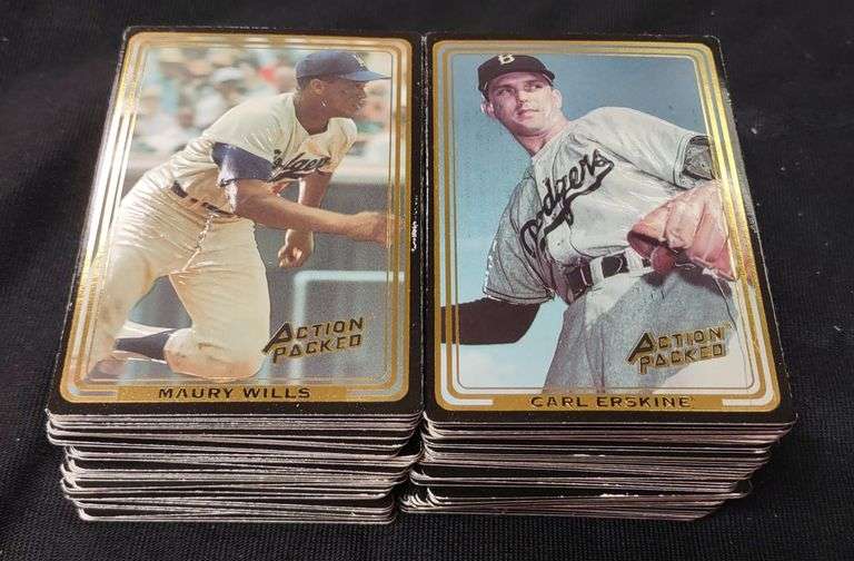 75 Action packed baseball cards Metzger Property Services LLC