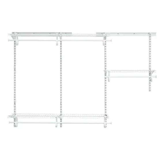ClosetMaid ShelfTrack 4’ to 6’ Adjustable Closet Organizer Kit Model
