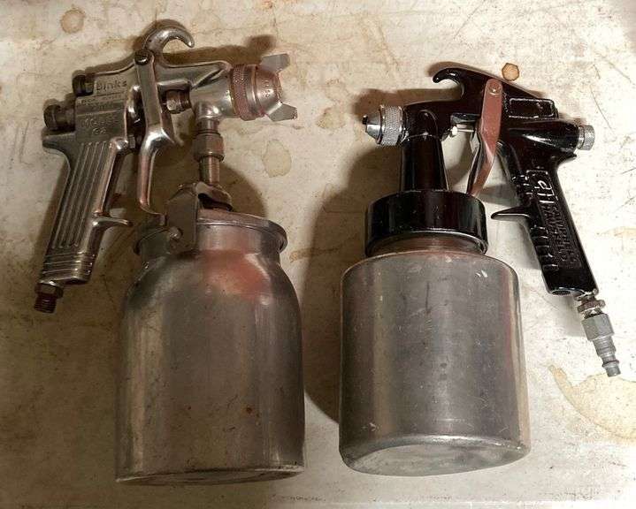Binks Model 62 Spray Gun and Campbell Hausfeld Spray Gun Metzger