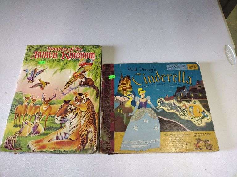 Animal kingdom book, Cinderella book with records Metzger Property Services LLC