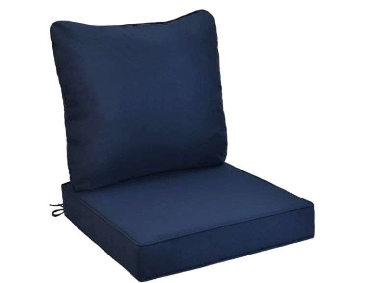 AAAAAcessories Outdoor Deep Seat Cushions for Patio Furniture, Water
