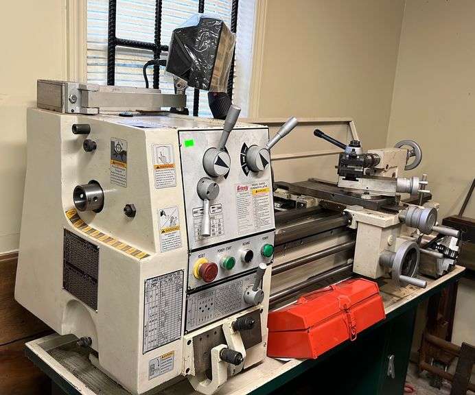 Grizzly model G4003G Gunsmith’s Lathe, with grizzly digital readout and