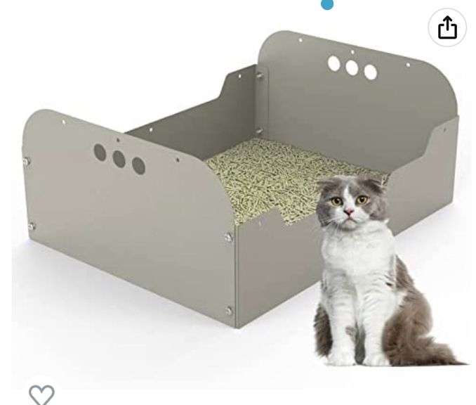 Foldable Portable Cat Litter Box Tray for Small / Large Cats Rabbits
