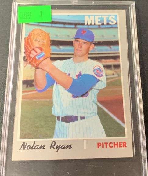 Photo Dédicacée Nolan Ryan Mets 8x10 - Signée Main, Certificat D'authenticité A&K