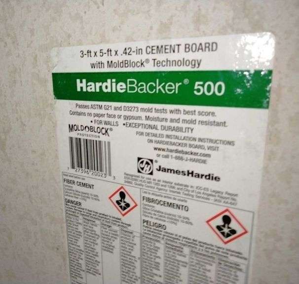 Cement backer board 3x5,7ct. Metzger Property Services LLC