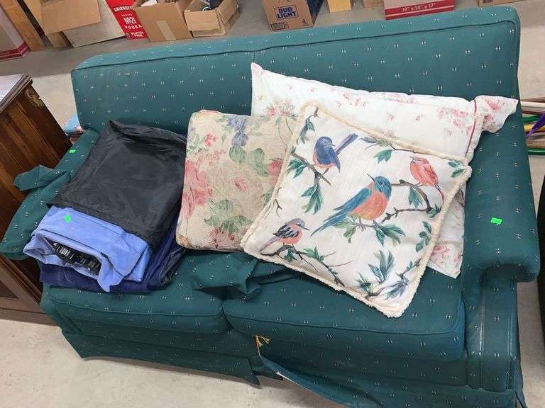 Air Mattress, Couch, Throw Pillows Metzger Property Services LLC