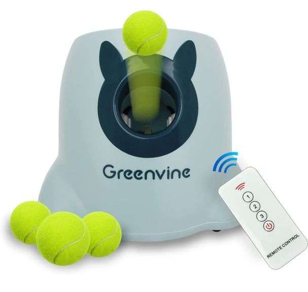 Greenvine Automatic Ball Launcher Dog Ball Thrower Metzger Property Services LLC