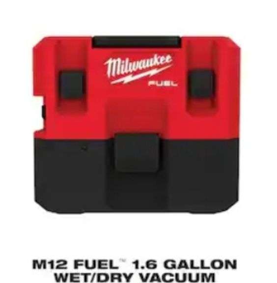 Aspirapolvere Milwaukee M12 FUEL 12V – Bagnato/asciutto, 1.6 Gal, Senza Batteria, Nuovo
