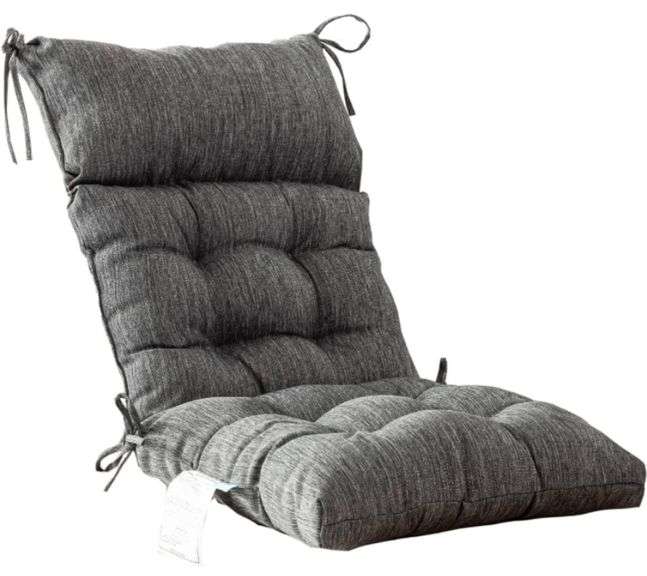 QILLOWAY Indoor/Outdoor High Back Chair Cushion,Spring/Summer Seasonal All Weather Replacement