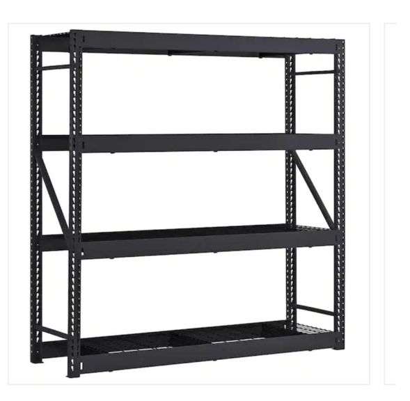 Husky 4Tier Industrial Duty Steel Freestanding Garage Storage Shelving