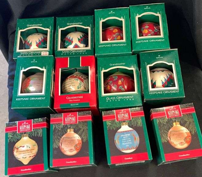 (12) Hallmark Keepsake Ornaments Metzger Property Services LLC