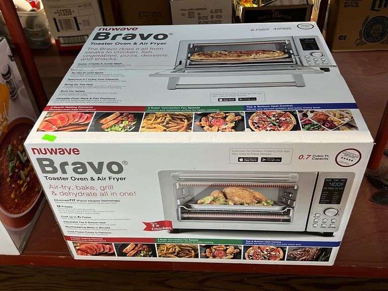 NIB Nuwave Bravo Toaster Oven & Air Fryer Metzger Property Services LLC