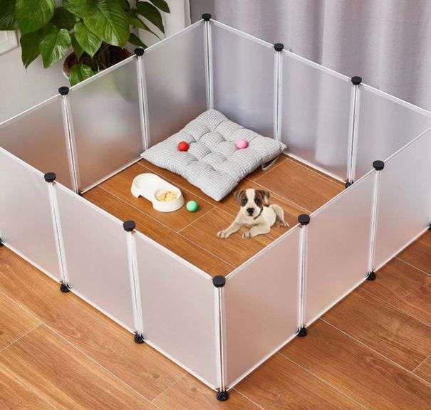 Pet Exercise Playpen Small Animal Fence Panels Puppy Crate Kennel