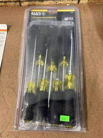 Klein Tools 7 Pc Cushion Grip Screwdriver Set - Metzger Property ...