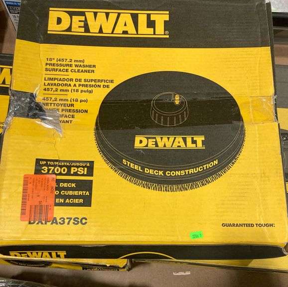 DeWalt 18” Pressure Washer Surface Cleaner DXPA37SC Metzger Property
