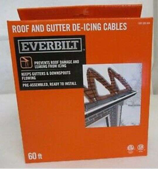 EVERBILT 60'FT ROOF&GUTTER DEICING CABLES Metzger Property Services LLC