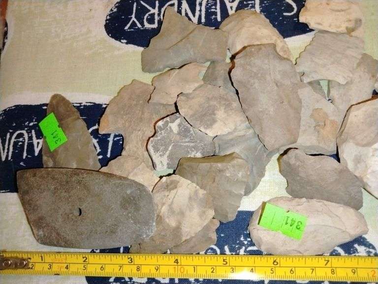 Native American points and stone Metzger Property Services LLC