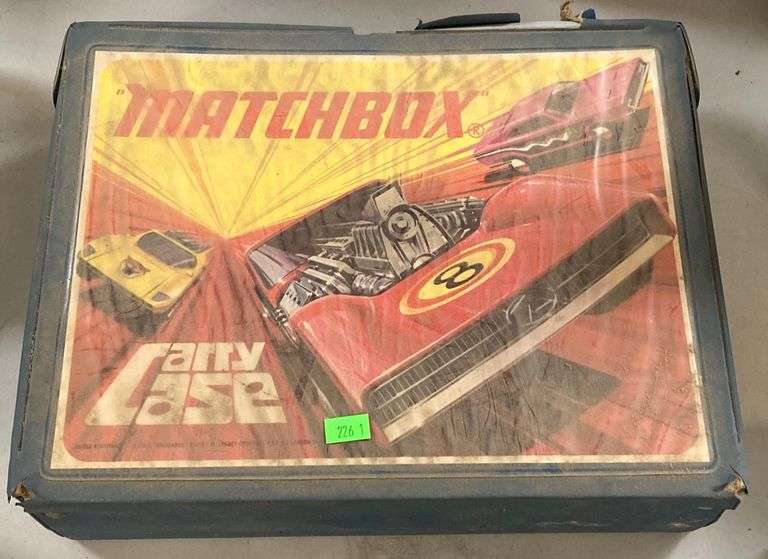 Matchbox Carry Case with DieCast Cars Metzger Property Services LLC
