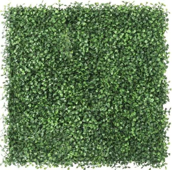 Grass Wall Panel 12 Pieces 20"x 20" Artificial Boxwood Hedge Wall