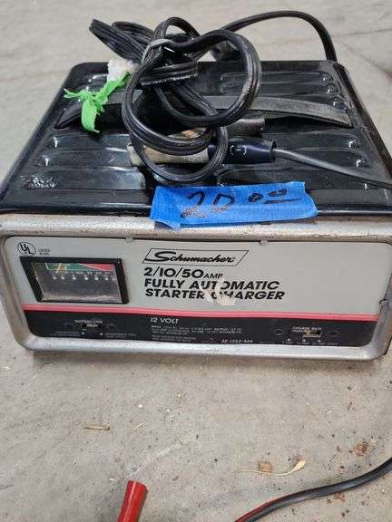 Schumacher 12 volt Battery charger - Metzger Property Services LLC