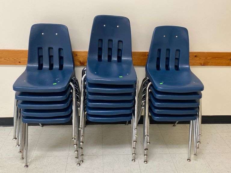 Large Virco Martest chairs (16) Metzger Property Services LLC