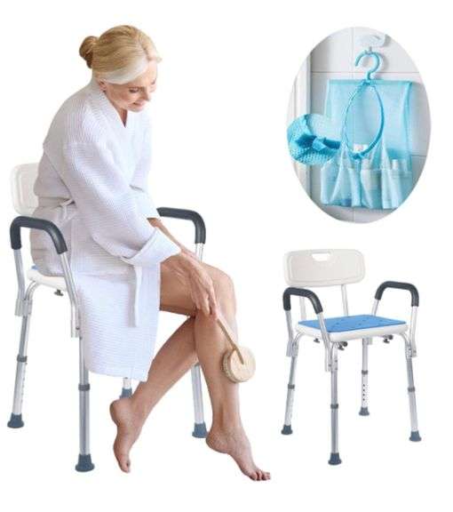 Medokare Premium Shower Chair for Inside Shower Bath Chair and
