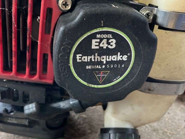 Model E43 Earthquake post hole digger Metzger Property Services LLC