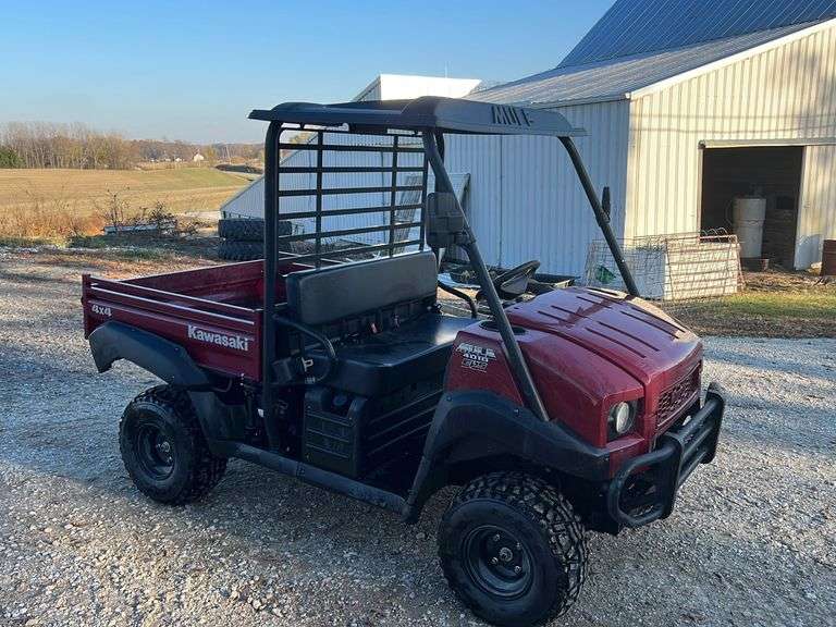 2021 Kawasaki Mule 4010, 4x4,with Electric power steering, dump bed