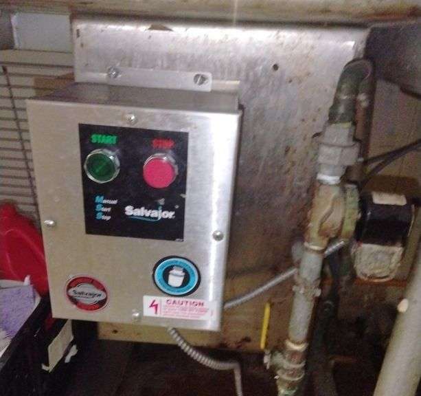 7ft prerinse dish line with Salvajor model 150 garbage disposal