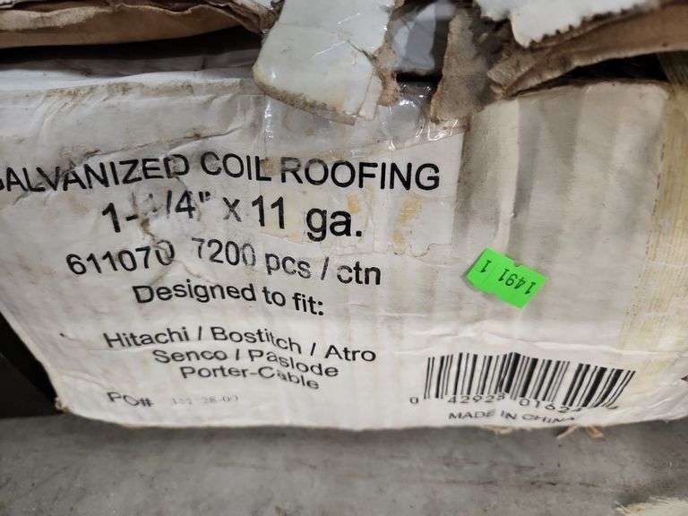 Coil roofing nails Metzger Property Services LLC