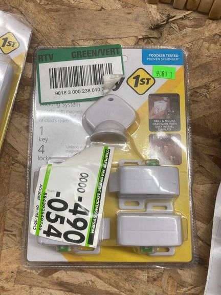 Safety 1st Complete Magnetic Locking System 1 key 4 Locks - Metzger ...