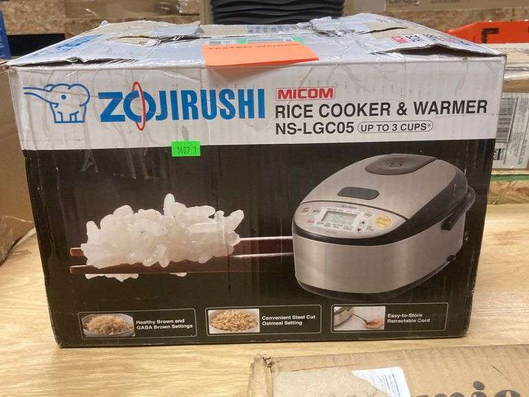 Zojirushi NSLGC05XB Rice Cooker & Warmer, 3Cups (uncooked
