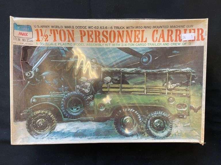1 1/2 ton personnel carrier plastic model assembly kit Metzger