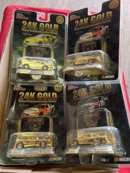 NASCAR 24 karat gold plated commemorative series - Metzger Property